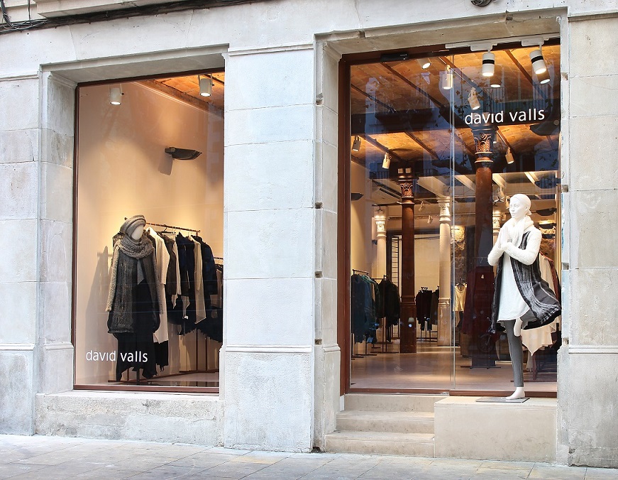 retail tienda david valls barcelona puerta automatica store shop automatic door