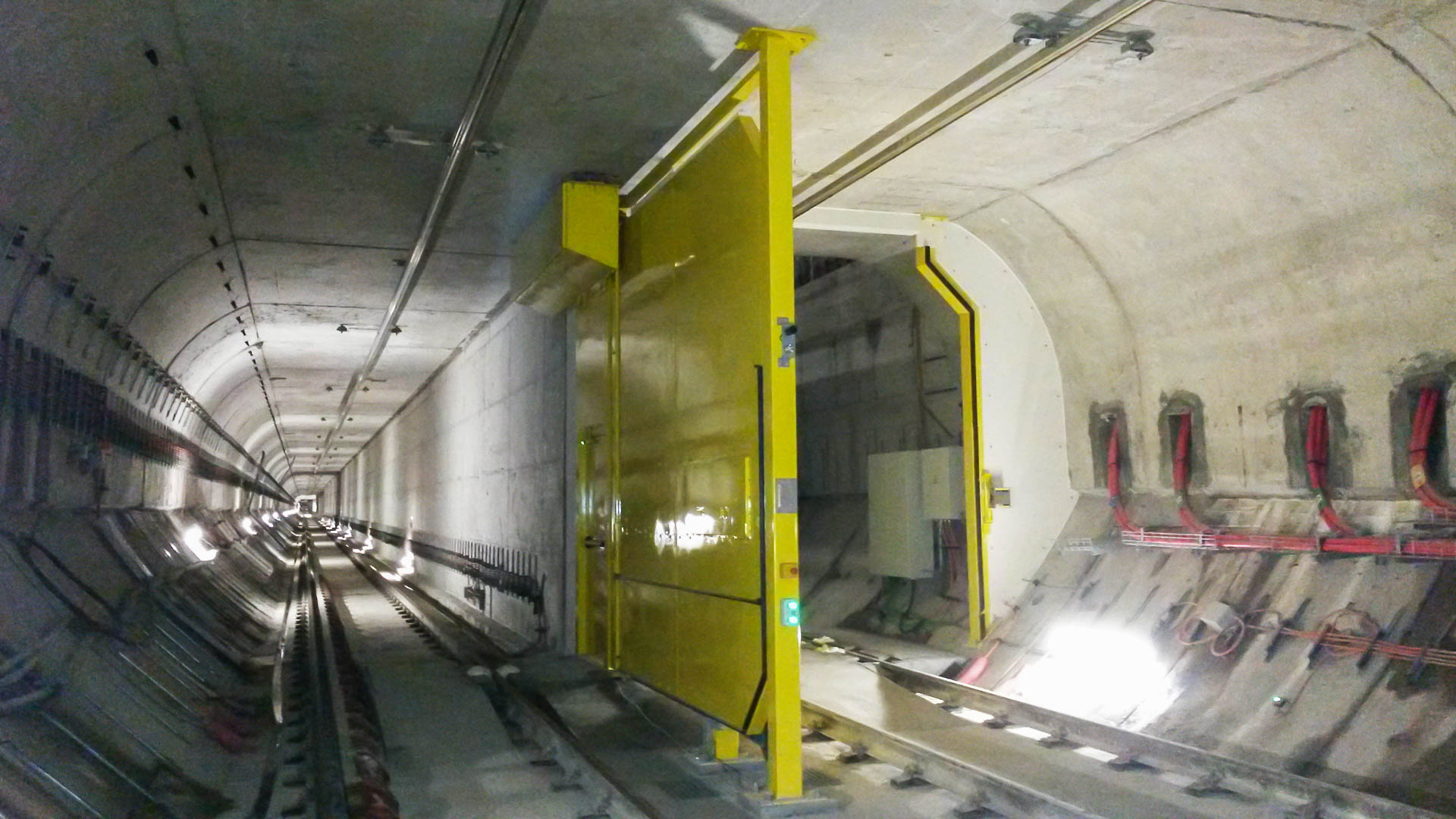 Sectorización del túnel L9 de Barcelona