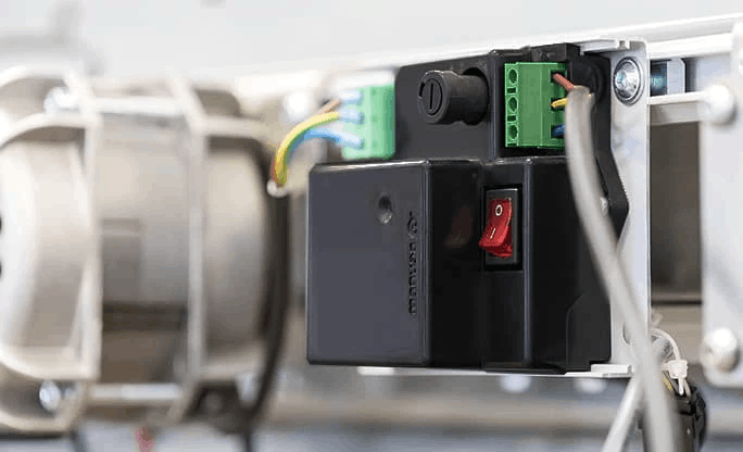motor de um automatismo de porta automática - manusa portugal
