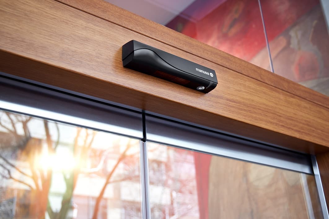 sensor de proximidad manusa puerta automatica edificio vivienda