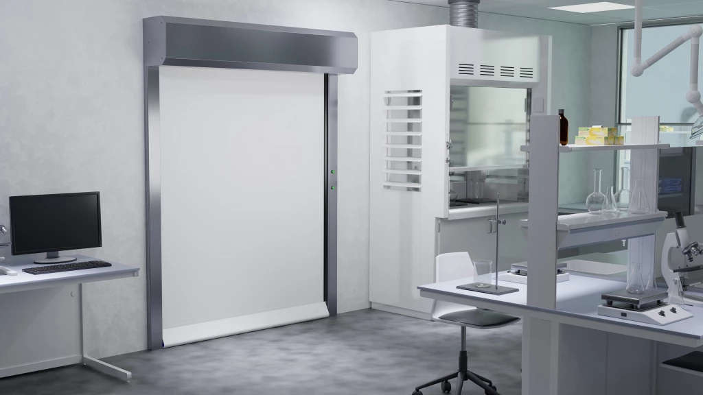 Puertas rápidas que aportan seguridad en la industria química
