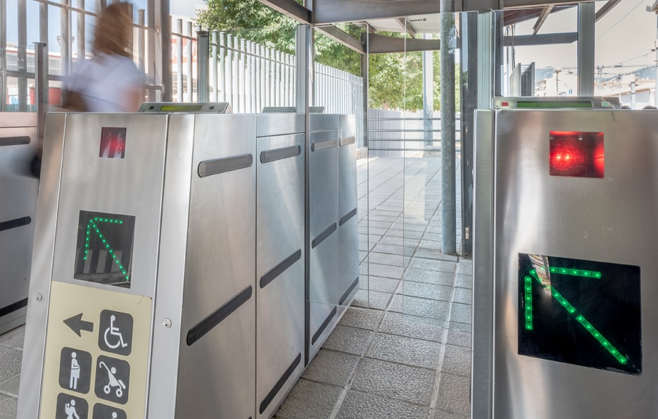 Las validadoras en los accesos para transportes 