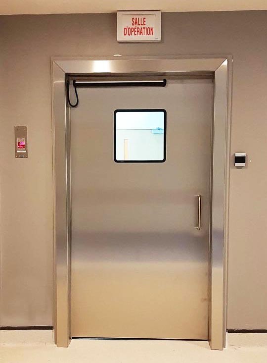 puerta hermetica quirofano hospital argelia