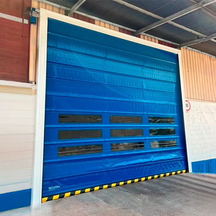 acceso industrial optimizado puerta rapida ferroflex