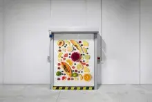 Puerta rápida para supermercados