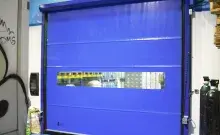 Puerta enrrollable aluminio