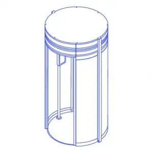 Esclusa puerta circular