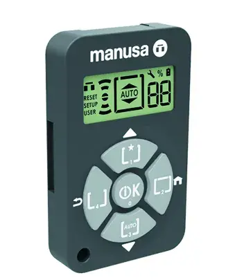 El control remoto en las puertas automáticas
