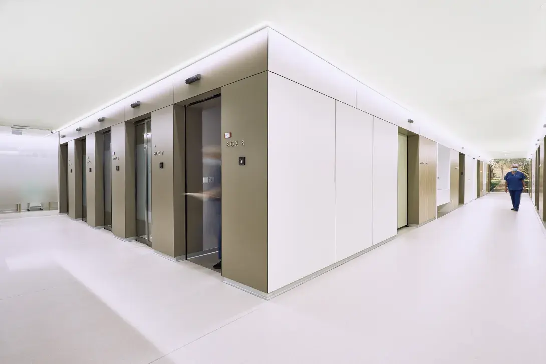 Puertas automáticas y herméticas en la Clínica Rementería de oftalmología
