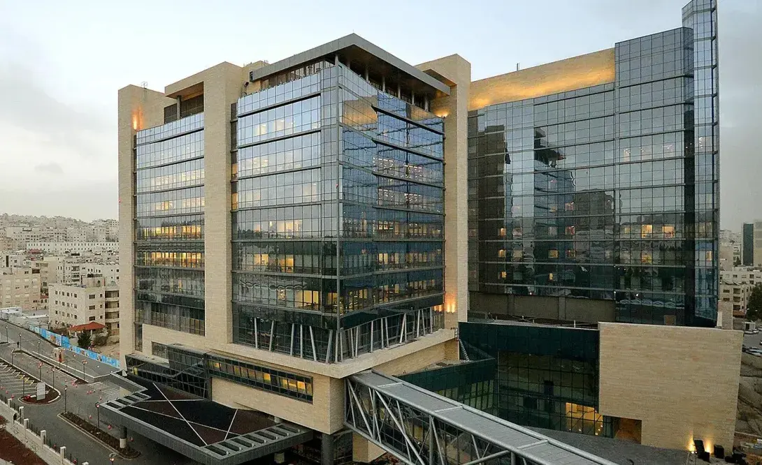 Área de pediatría en el King Hussein Medical Center
