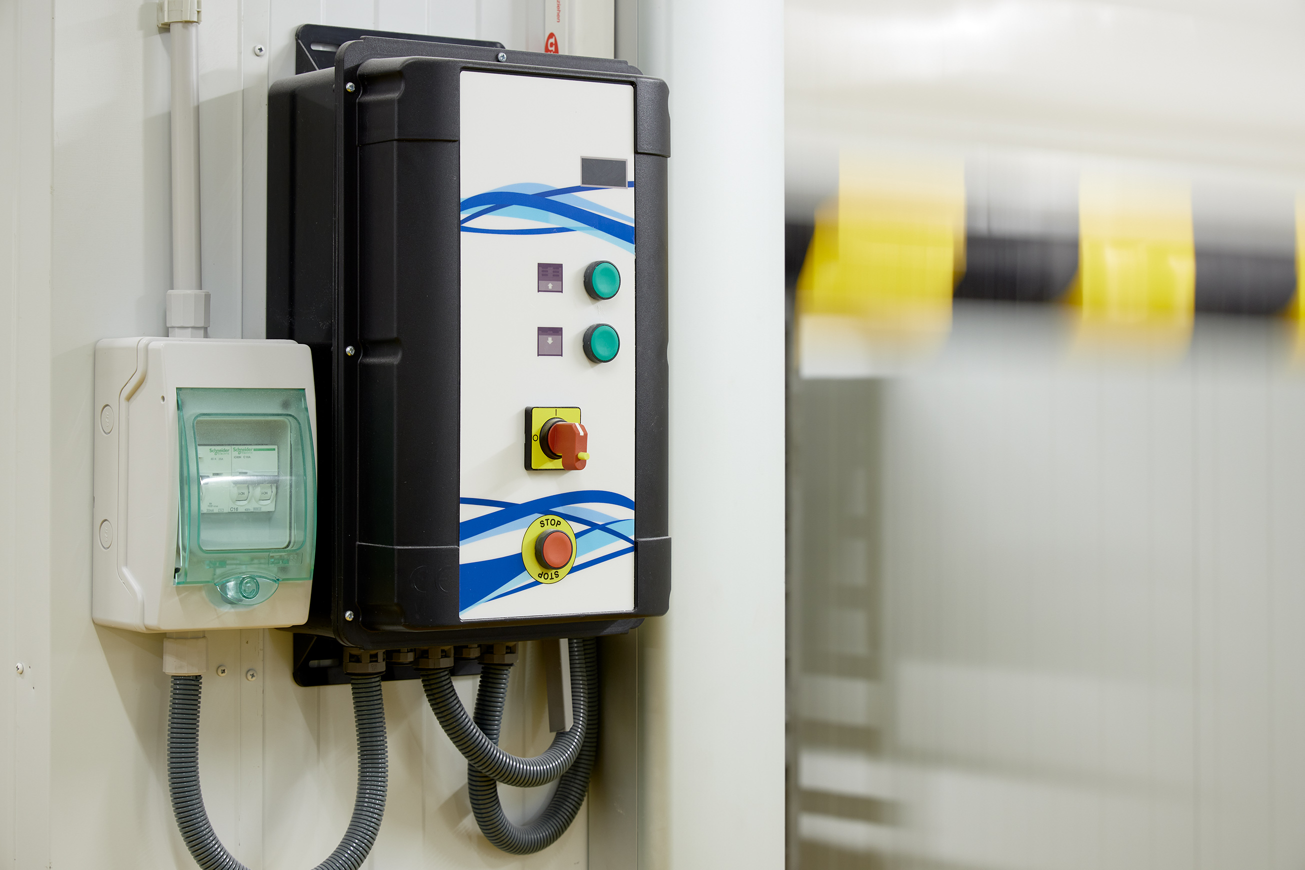 Panel control puerta rápida para camara de frío